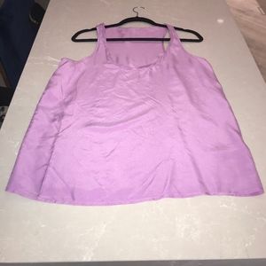 J. Crew Twyla Silk Top (Lilac, size 6)